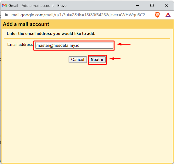 Koneksikan akun email domain ke Gmail