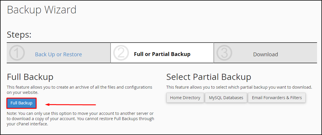 tutorial backup data di hosting cpanel