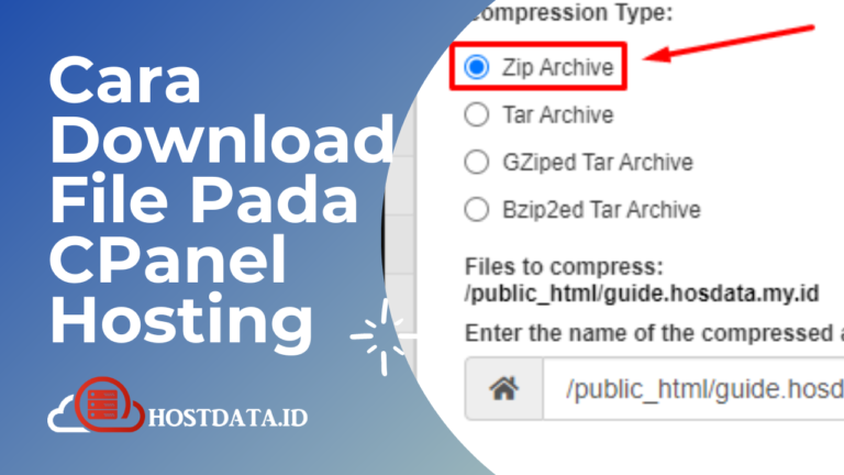 Cara Download File Pada CPanel Hosting