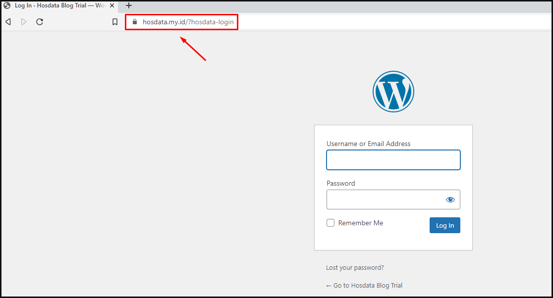 Login admin wordpress menggunakan custom URL