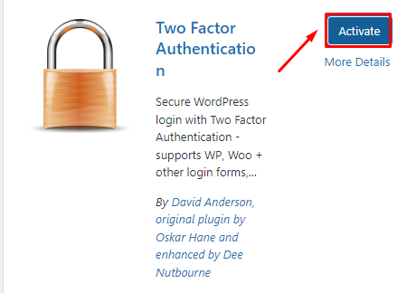 two factor anthentication untuk wordpress