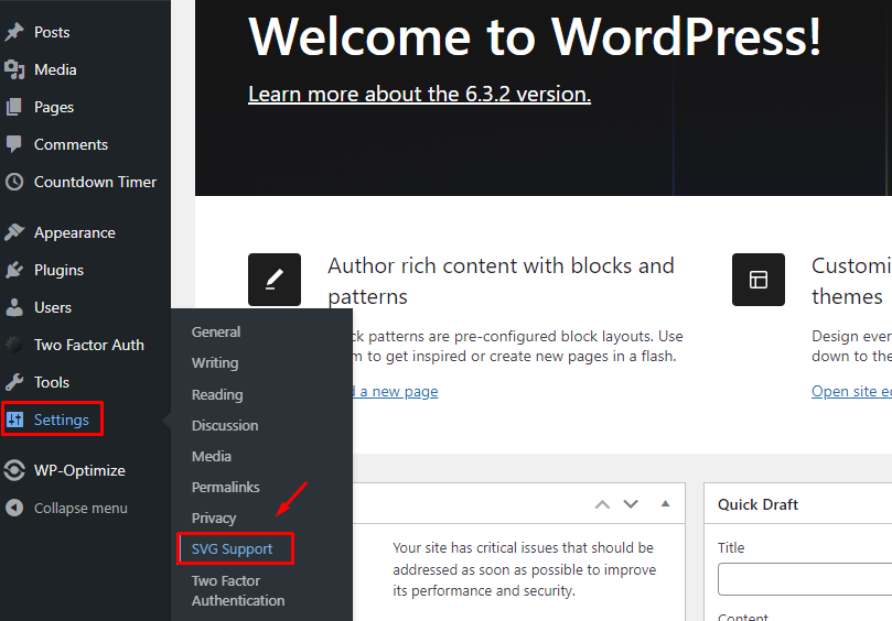 Cara Setting SVG di WordPress