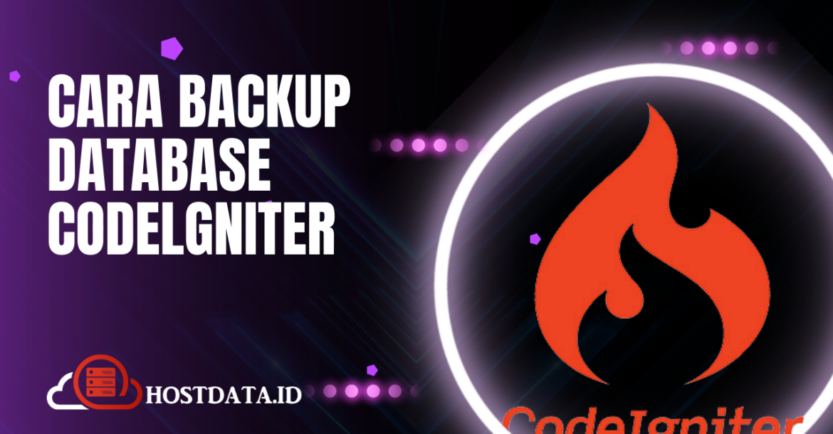 Cara Backup Database Codelgniter