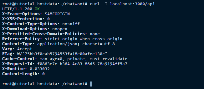 Curl Via Localhost